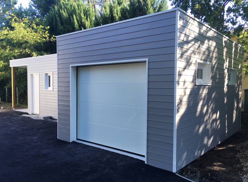 Réalisation d'un garage en bois à Parentis-en-Born